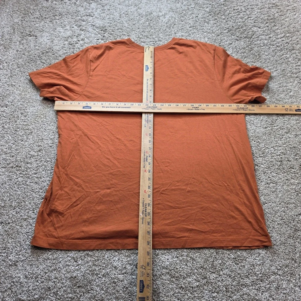 Jordan Nike Air Jumpman Shirt Mens XXL Burnt Orange Short Sleeve Basketball